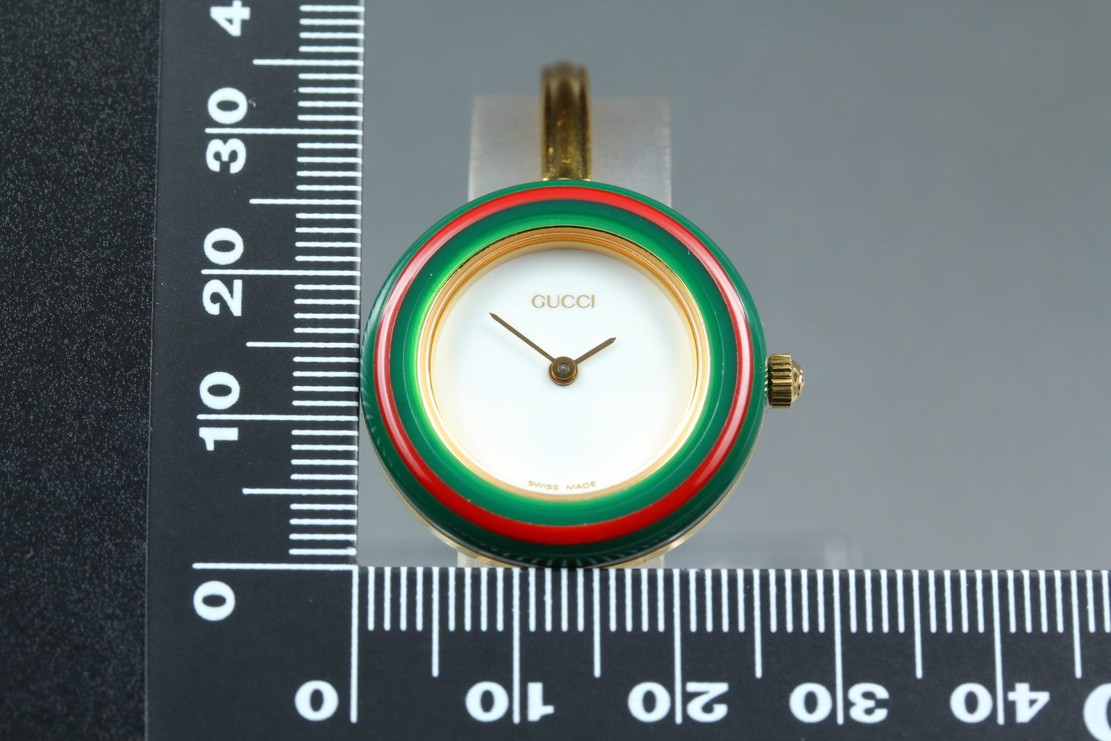 New Batt Vintage GUCCI change bezel 11/12.2 Quartz Women's Watch 25mm JAPAN Box