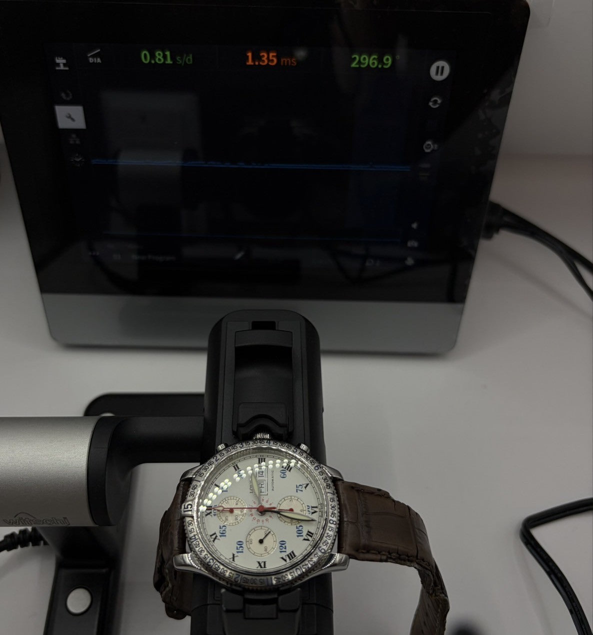 Longines Lindbergh Hour Angle Chronograph L2.618.4 White 41mm AT Men’s Watch