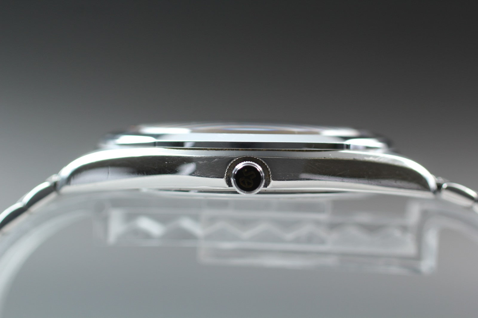 New Batt SEIKO Grand Seiko 8N65-8000 SBGG003 Silver Men's Quartz Watch 36mm JP