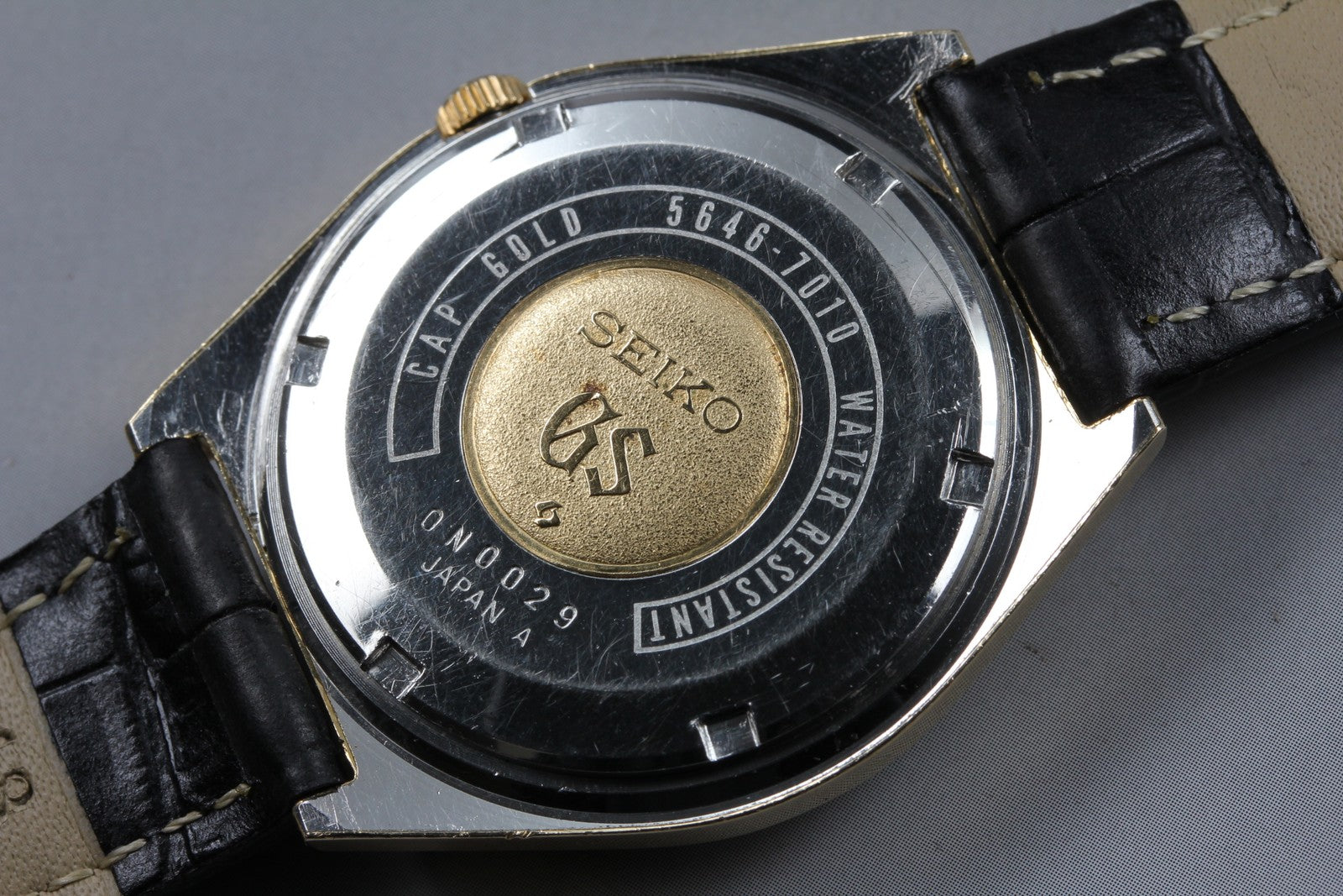 Vintage SEIKO Grand Seiko GS 5646−7010 Automat Men's Watch 36mm JAPAN
