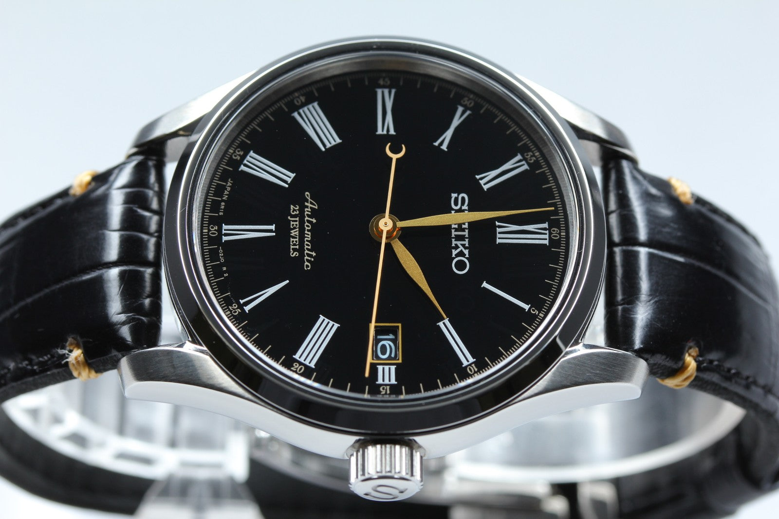 SEIKO Presage 6R15-03E0 SARX029 Automatic Black Date Men's Watch 40mm N MINT*Box