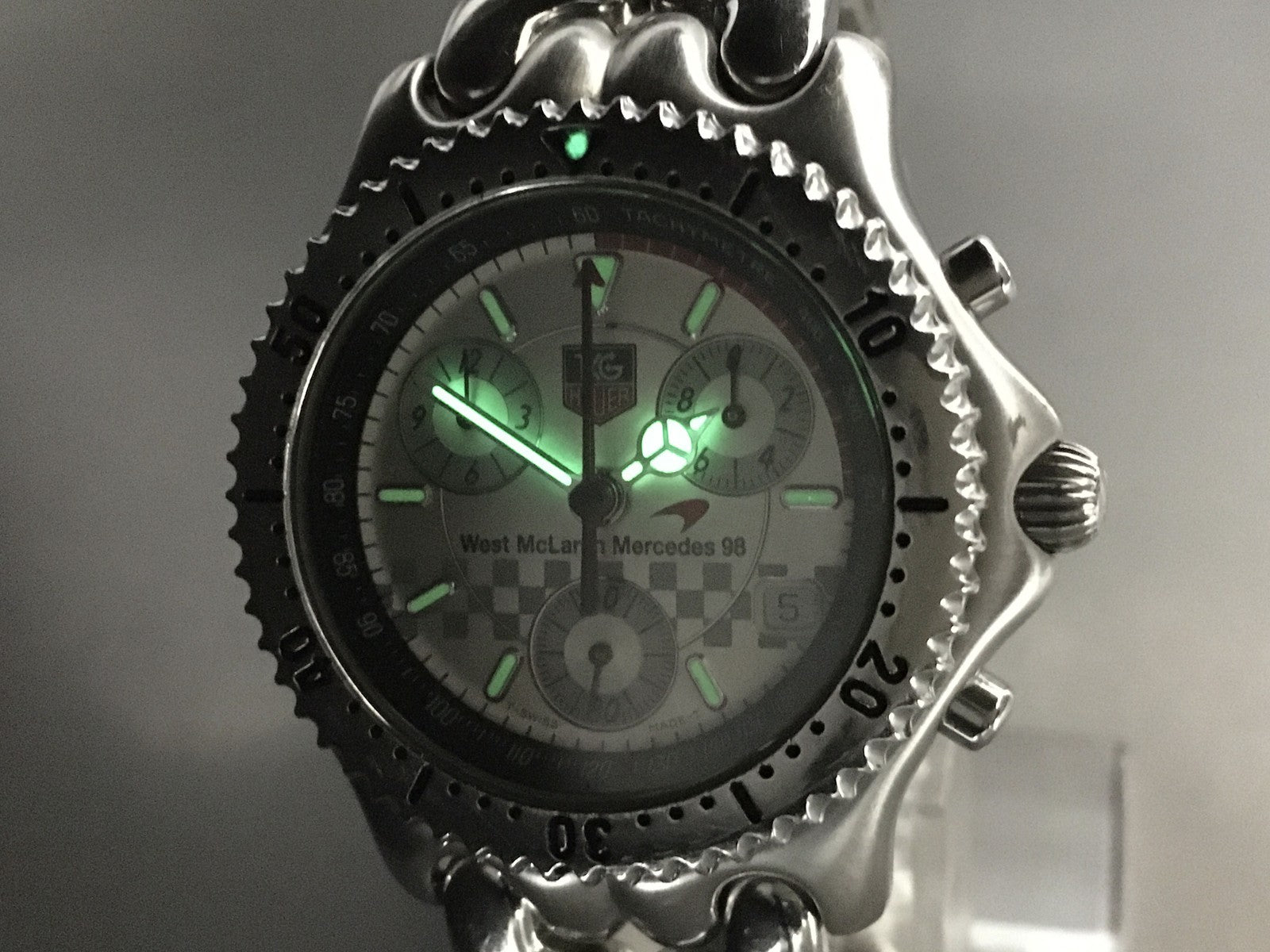 overhauled TAG HEUER CG1117 F1 McLaren Mercedes Limited Model Quartz Boy's Watch