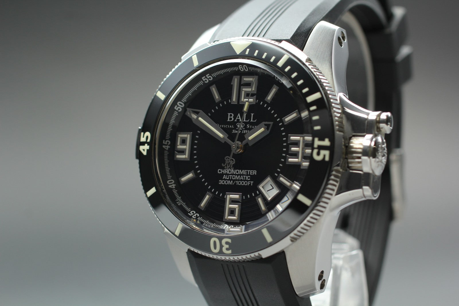 N MINT*Box BALL Watch Engineer Hydrocarbon DM2136A Black Automatic Men's Watch