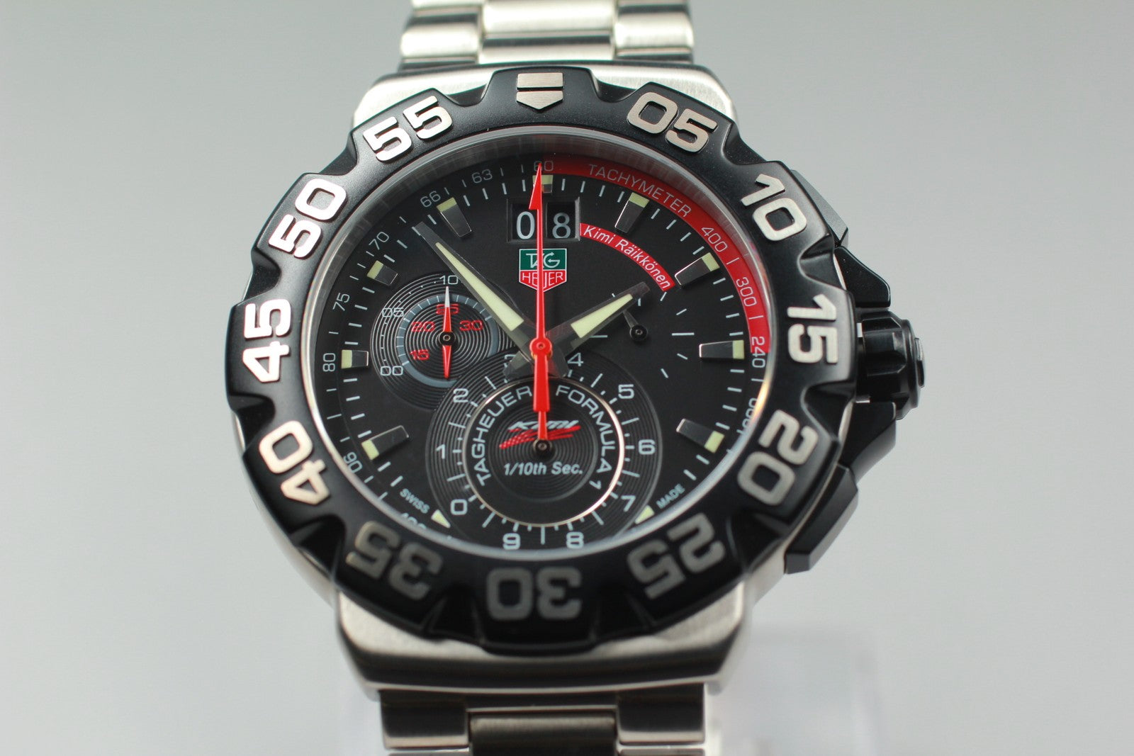 N MINT*Box TAG Heuer Formula 1 CAH1014 Quartz Black Dial Men's Watch 44mm JAPAN