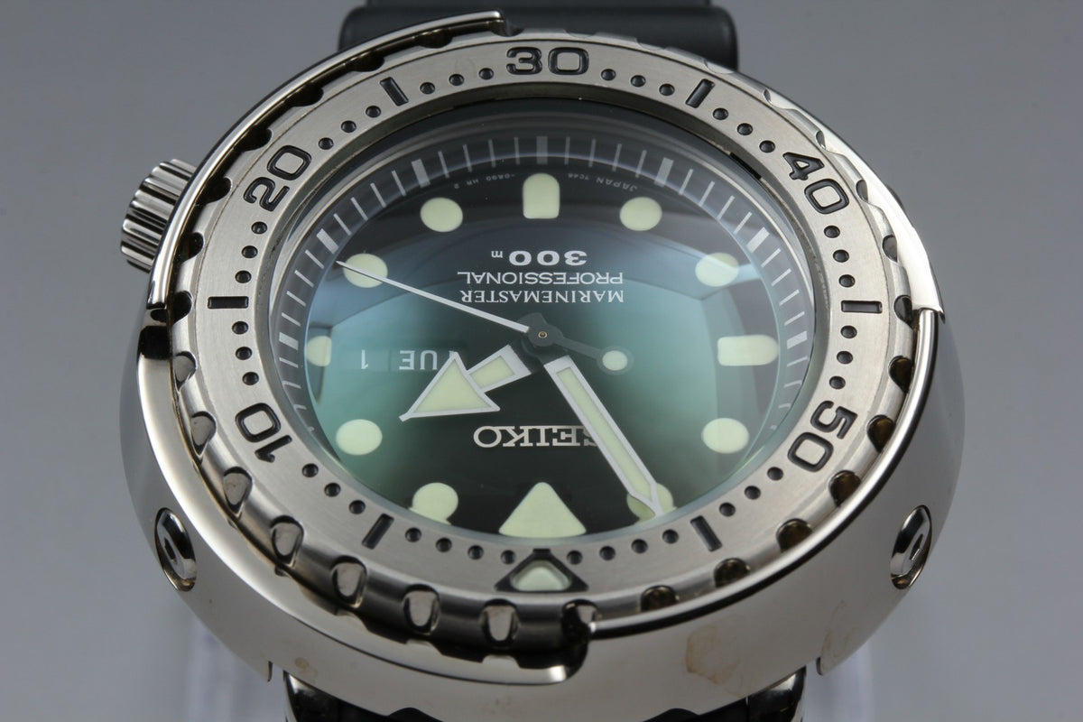 SEIKO Prospex MarineMaster 7C46-0AG0 SBBN033 Black Quartz Men's Watch JAPAN