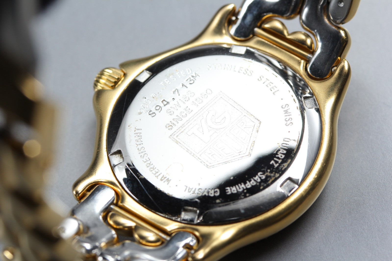 Vintage TAG Heuer Professional 200 SEL S94.713M Quartz Date Men's Watch 33mm JP