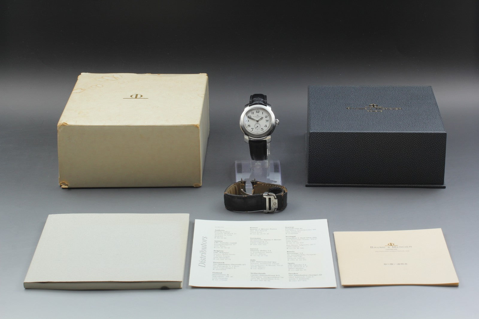 BAUME&MERCIER Capeland MV045221 Silver Automatic Date Men's Watch 37mm Japan