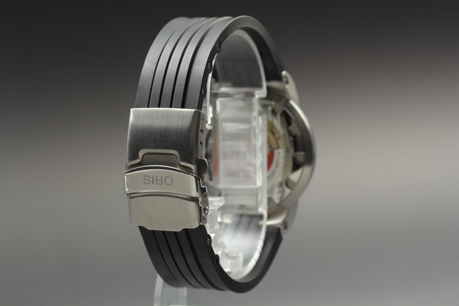 Exc+5*Box ORIS TT1 7523-44 Black Dial Automatic Day/Date Boy's Watch 37mm JAPAN
