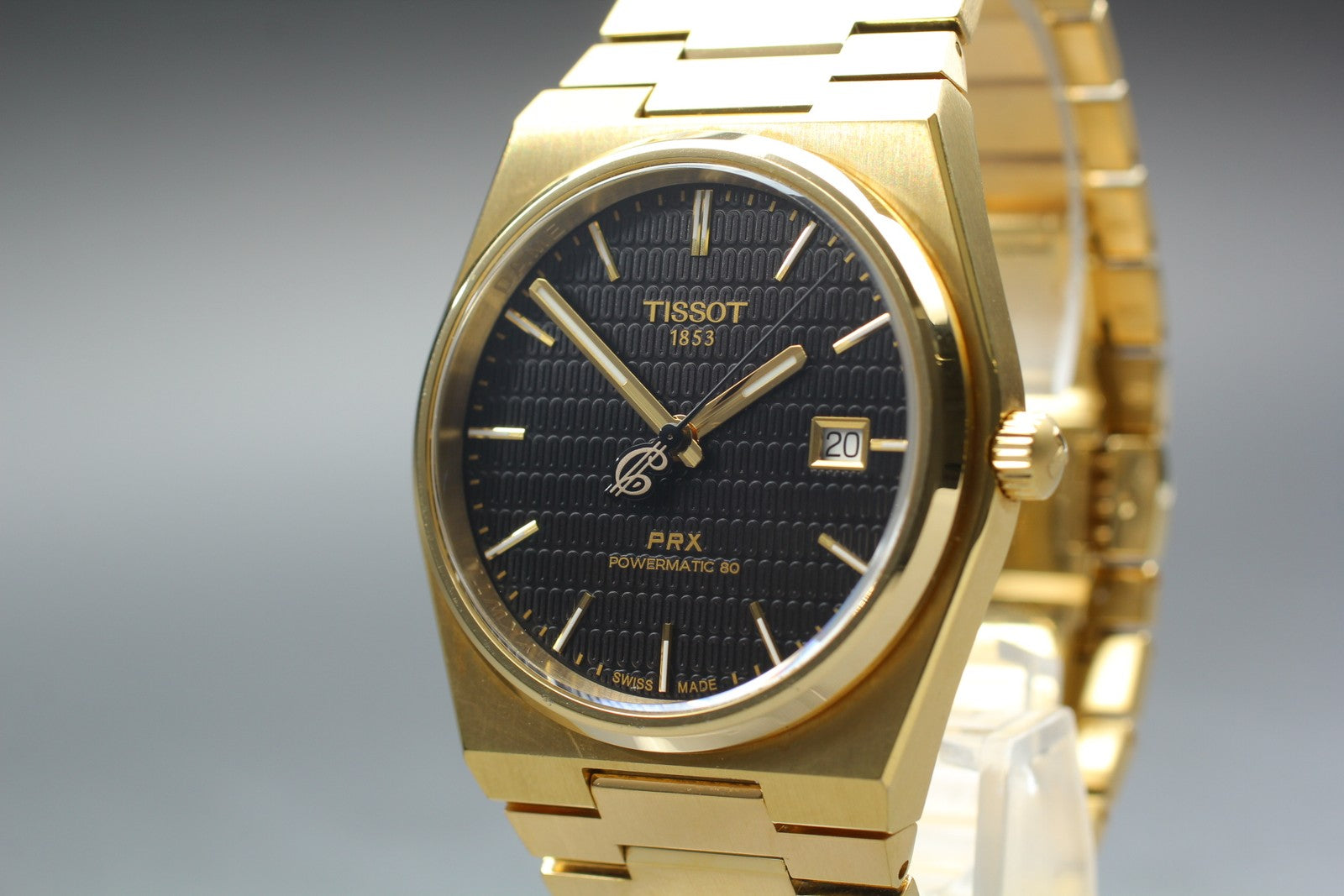 TISSOT Tissot PRX T137407T ADL Black Dial Automatic Men's Watch From JAPAN Exc+5
