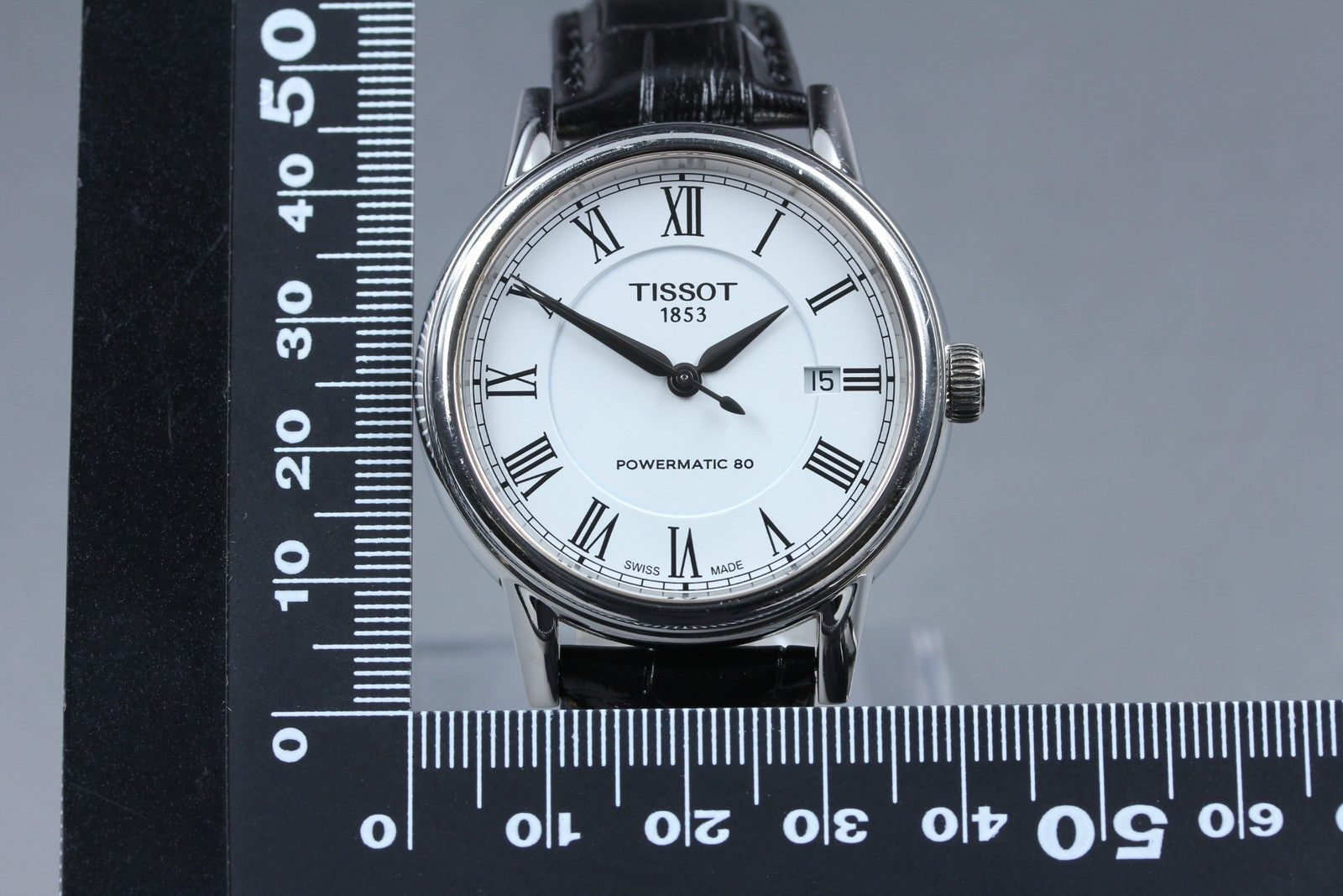 Tissot Powermatic 80 T085407A Automatic White Men's Watch 39mm JAPAN Exc+5*Box