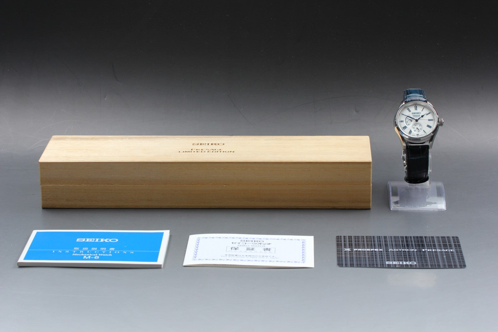 SEIKO Presage Arita Porcelain Dial Limited 2000 6R27-00S0 SARW053 Men's Watch