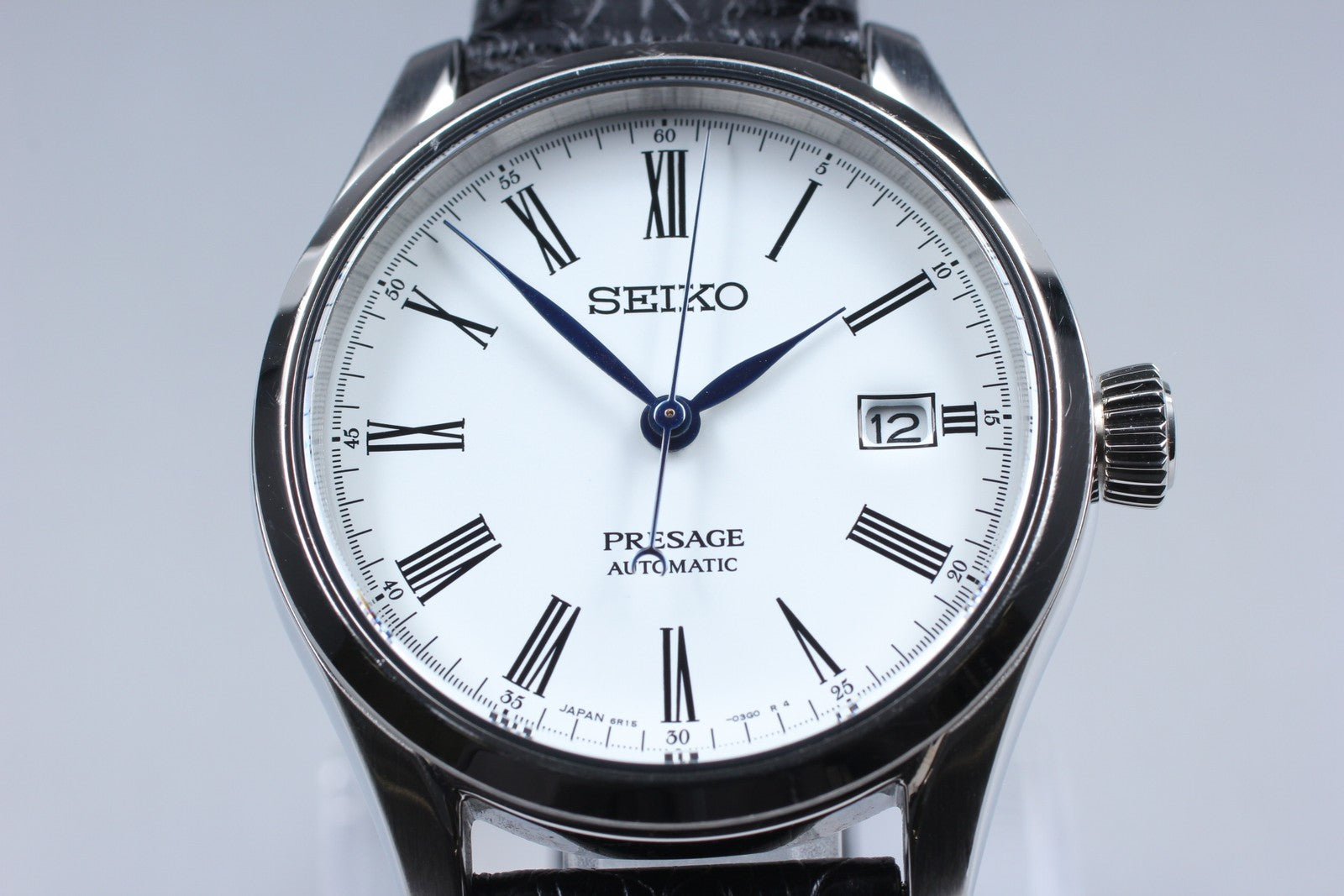 Exc+5*Box SEIKO Seiko Presage 6R15-03V0 White Automatic Men's Watch 40mm JAPAN