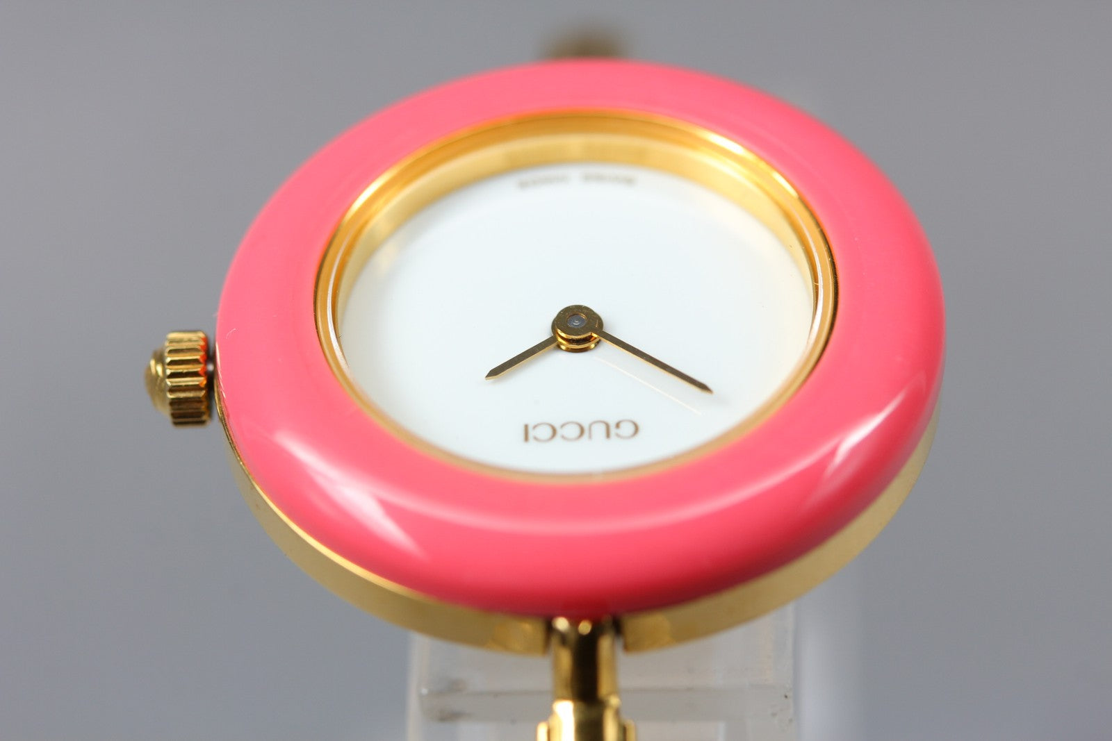 New Batt Gucci Change Bezel 11/12.2 12Color Women's White Quartz Watch JP Exc+5