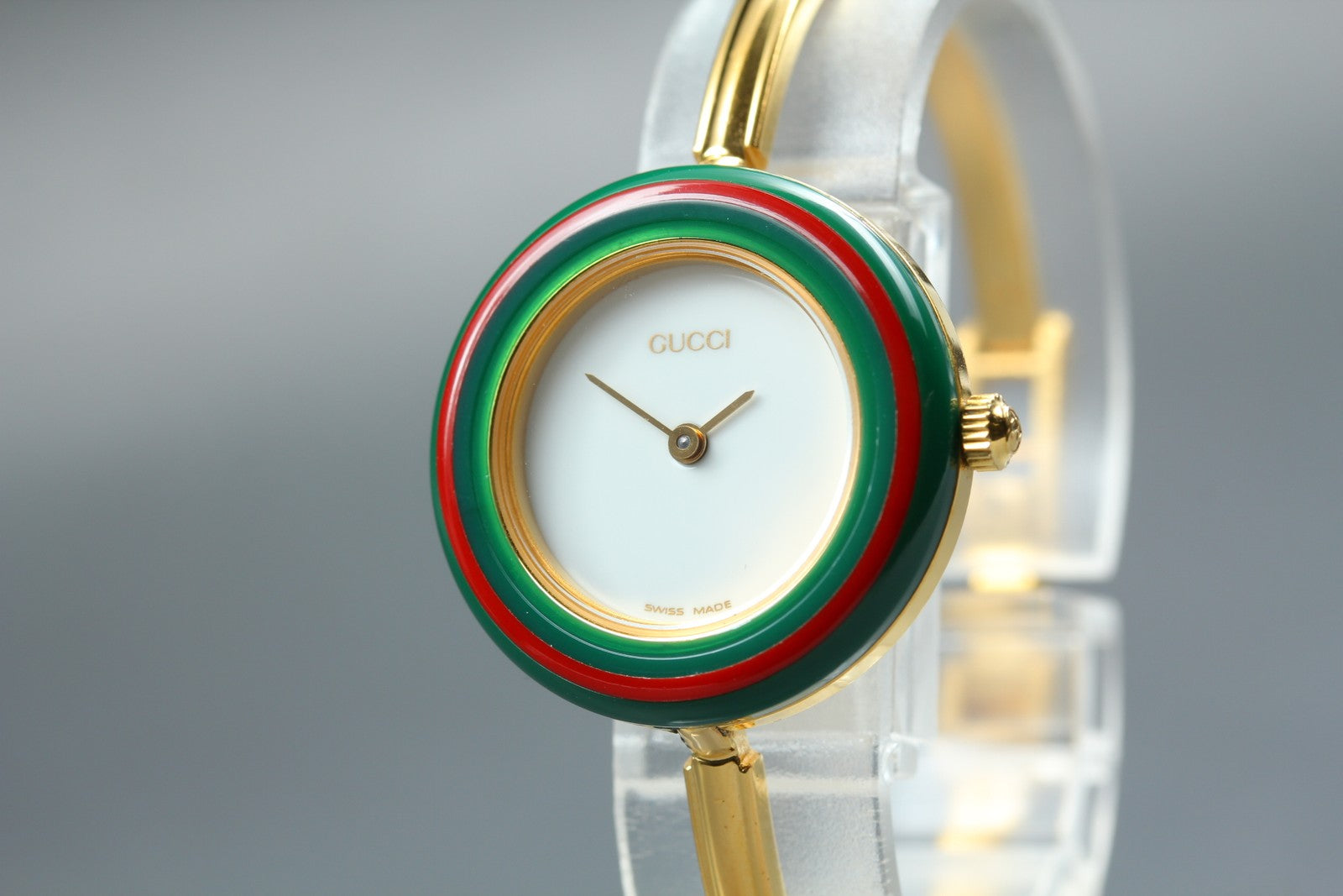 New Batt Vintage GUCCI change bezel 11/12.2 Quartz Women's Watch 25mm JAPAN Box