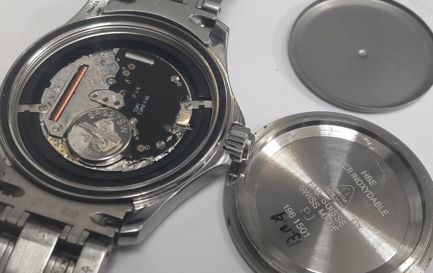 Exc+5 OMEGA Omega Seamaster 120m 2511.21 Ref.196 1501 Quartz Men's Watch 36mm JP