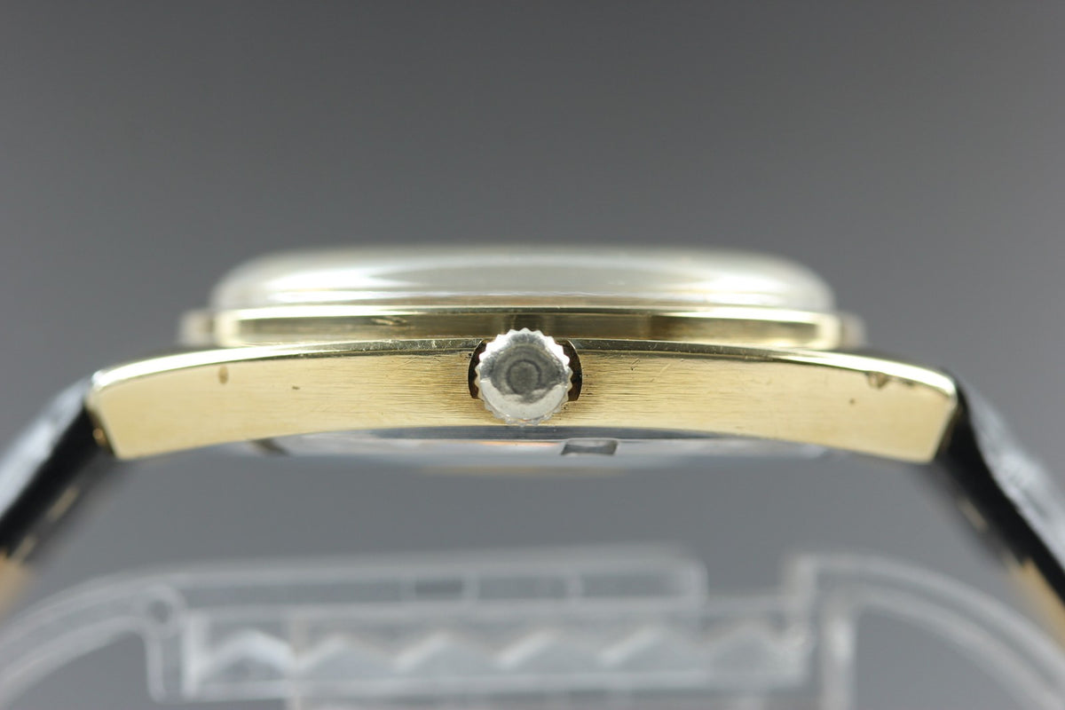 OMEGA Constellation 168.017 Cal.564 Gold Chronometer Date AT Mens Watch Vintage