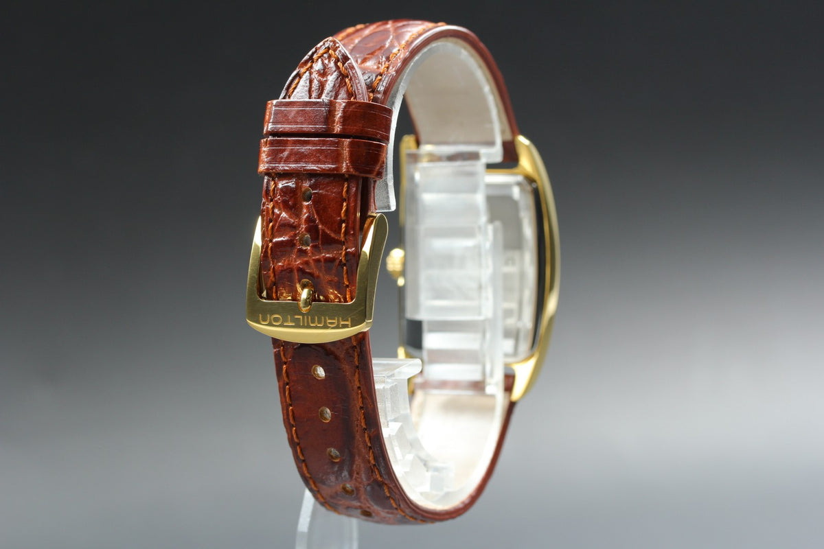Hamilton American Classic Bolton H134310 27mm Gold Small Second Qz Unisex Watch