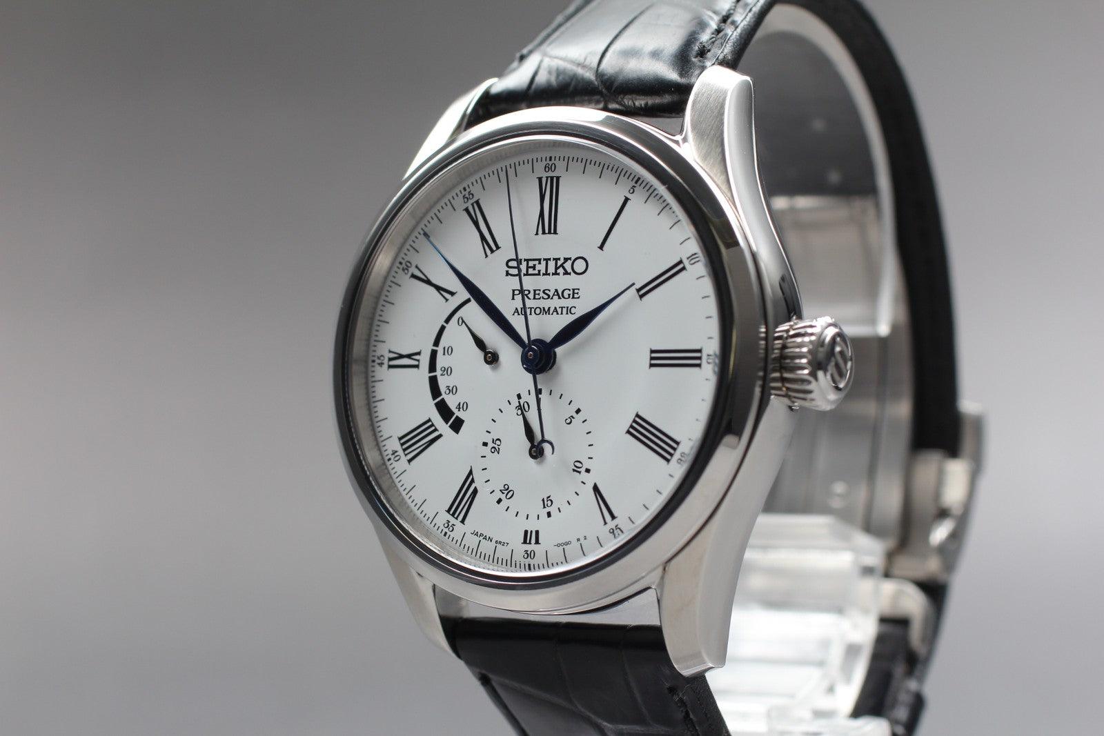Near MINT Box SEIKO Presage SARW035 6R27-00L0 Automatic White Men's Watch JAPAN