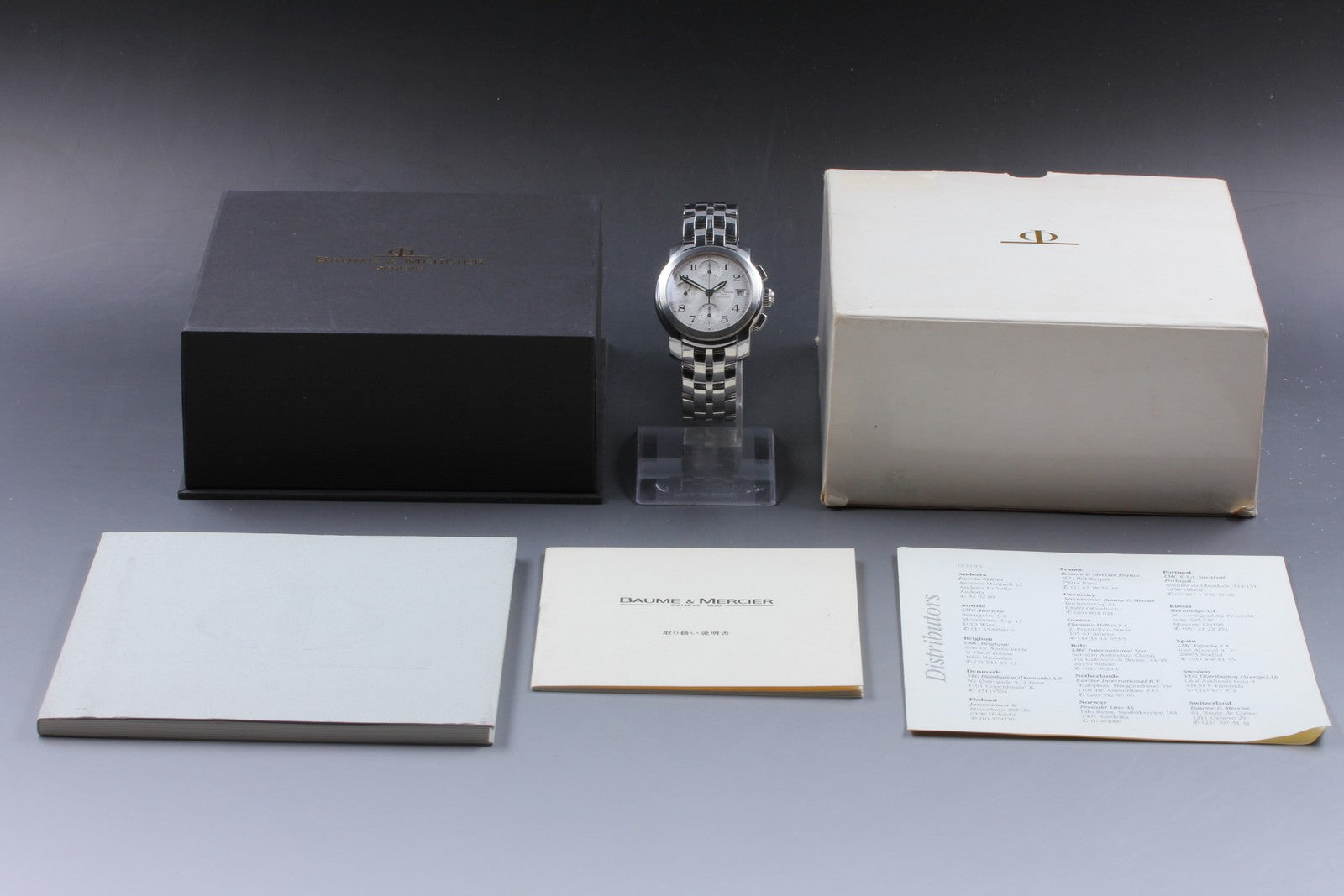 Exc+5*Box Baume & Mercier Capeland MV045216 Automatic Black Men's Watch 39mm JP