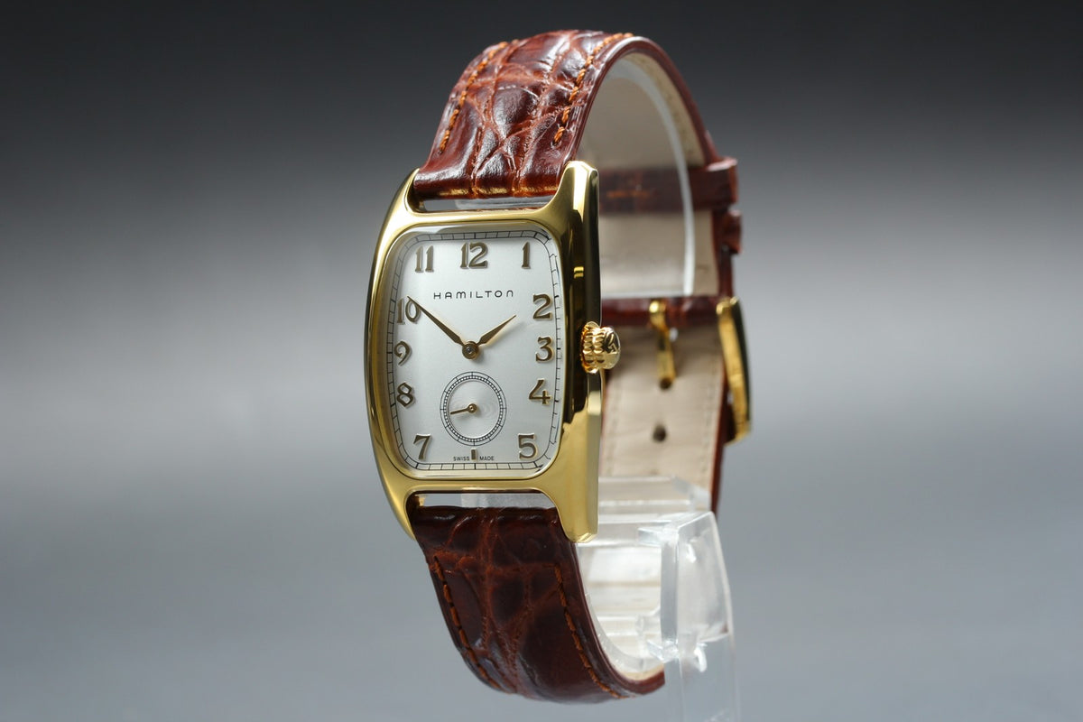 Hamilton American Classic Bolton H134310 27mm Gold Small Second Qz Unisex Watch