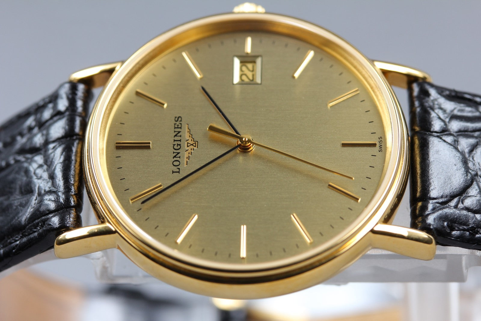New Batt LONGINES Grand Classic L4.720.2 Quartz Men's Watch 32mm JAPAN