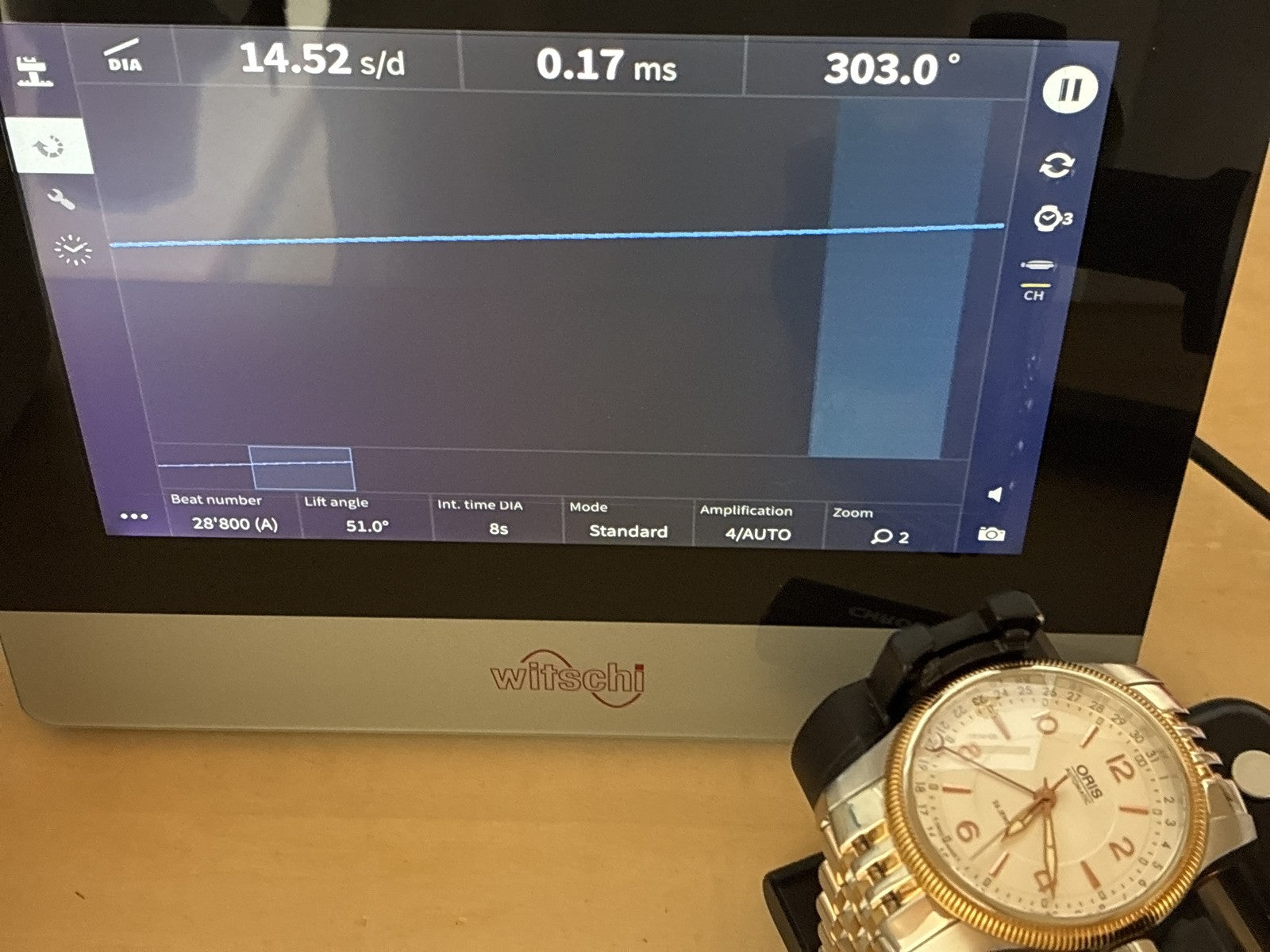 ORIS Big Crown Pointer Date 7628-43 Automatic Silver Men's Watch 39mm JAPAN Box