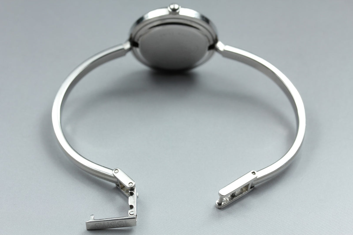 GUCCI Change Bezel 11/12.2L 12Color Quartz Silver Women's Watch 26mm JAPAN Box