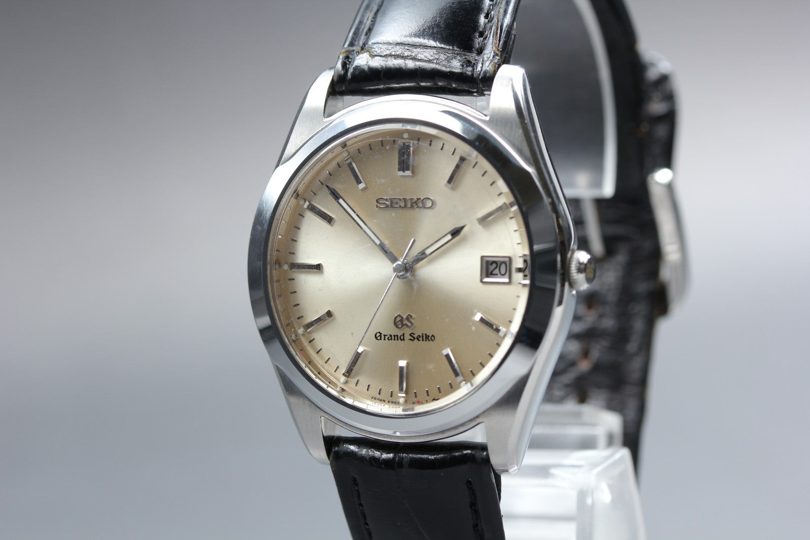 Vintage SEIKO Grand Seiko 8N65-8000 Quartz Men's Watch 36mm JAPAN Box