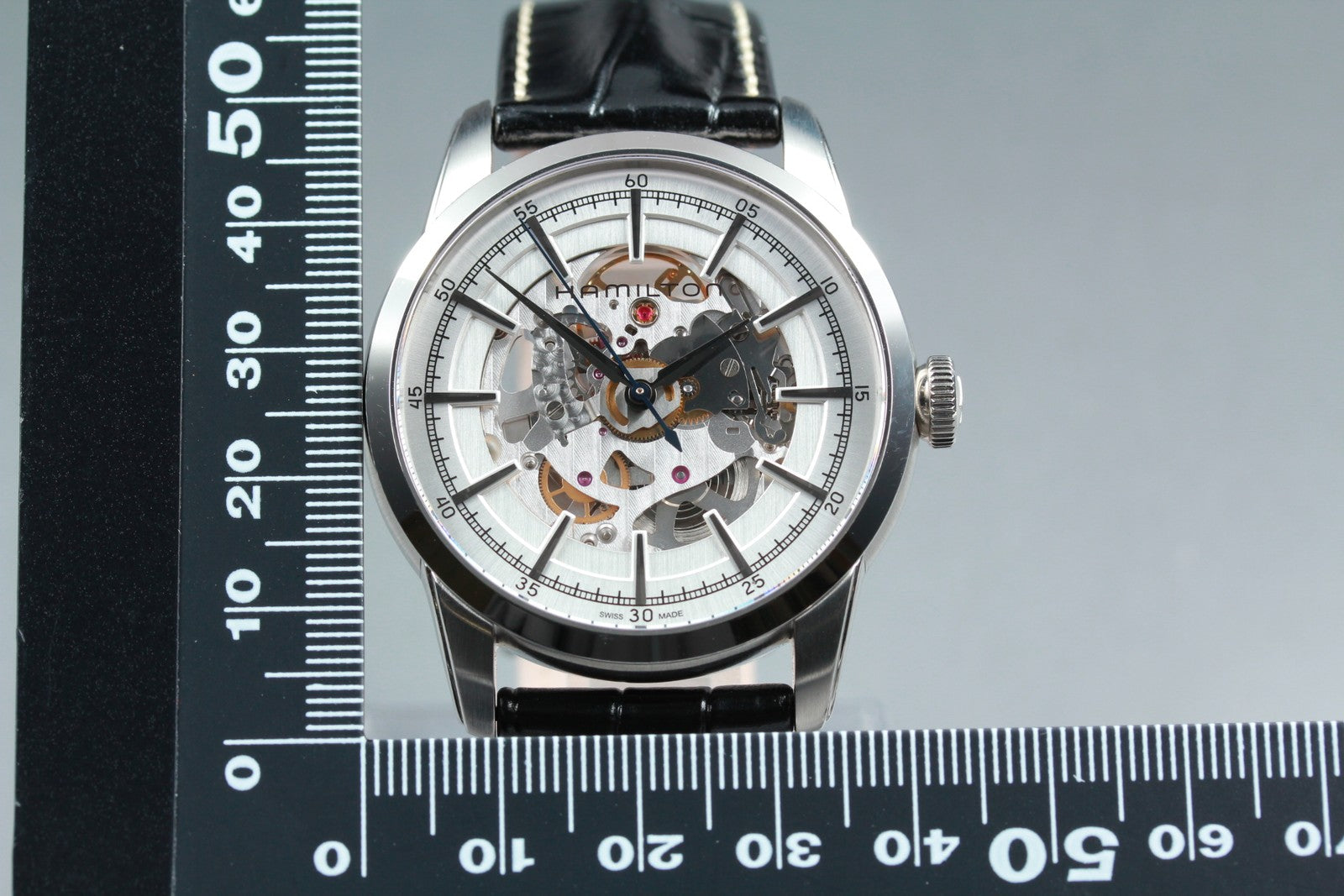 HAMILTON Rail road H406550 H600405101 Automatic Men's Watch 41mm JAPAN Exc+5*Box