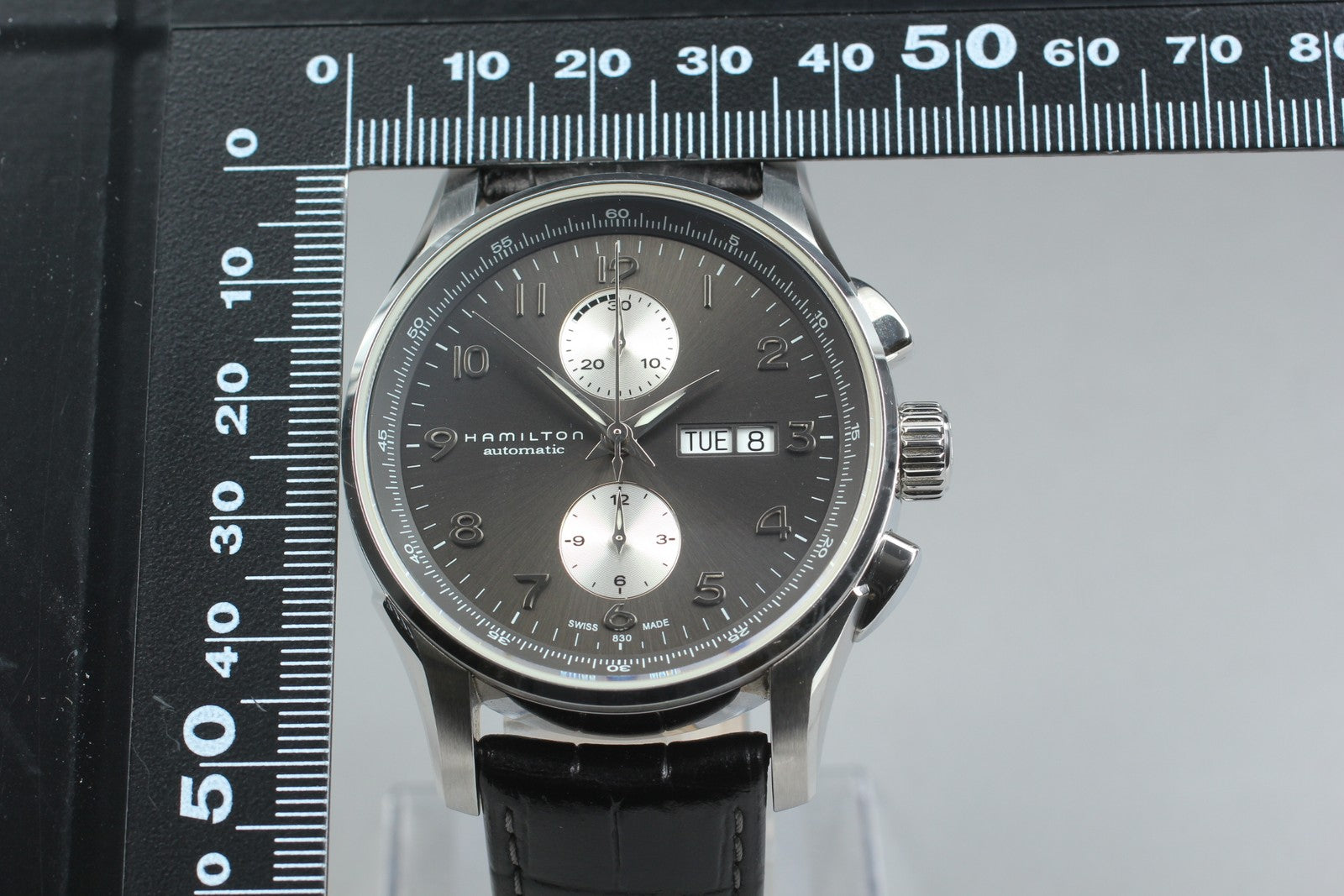 Exc+5* Box HAMILTON Jazzmaster Maestro H327660 Automatic Black Men's Watch JP