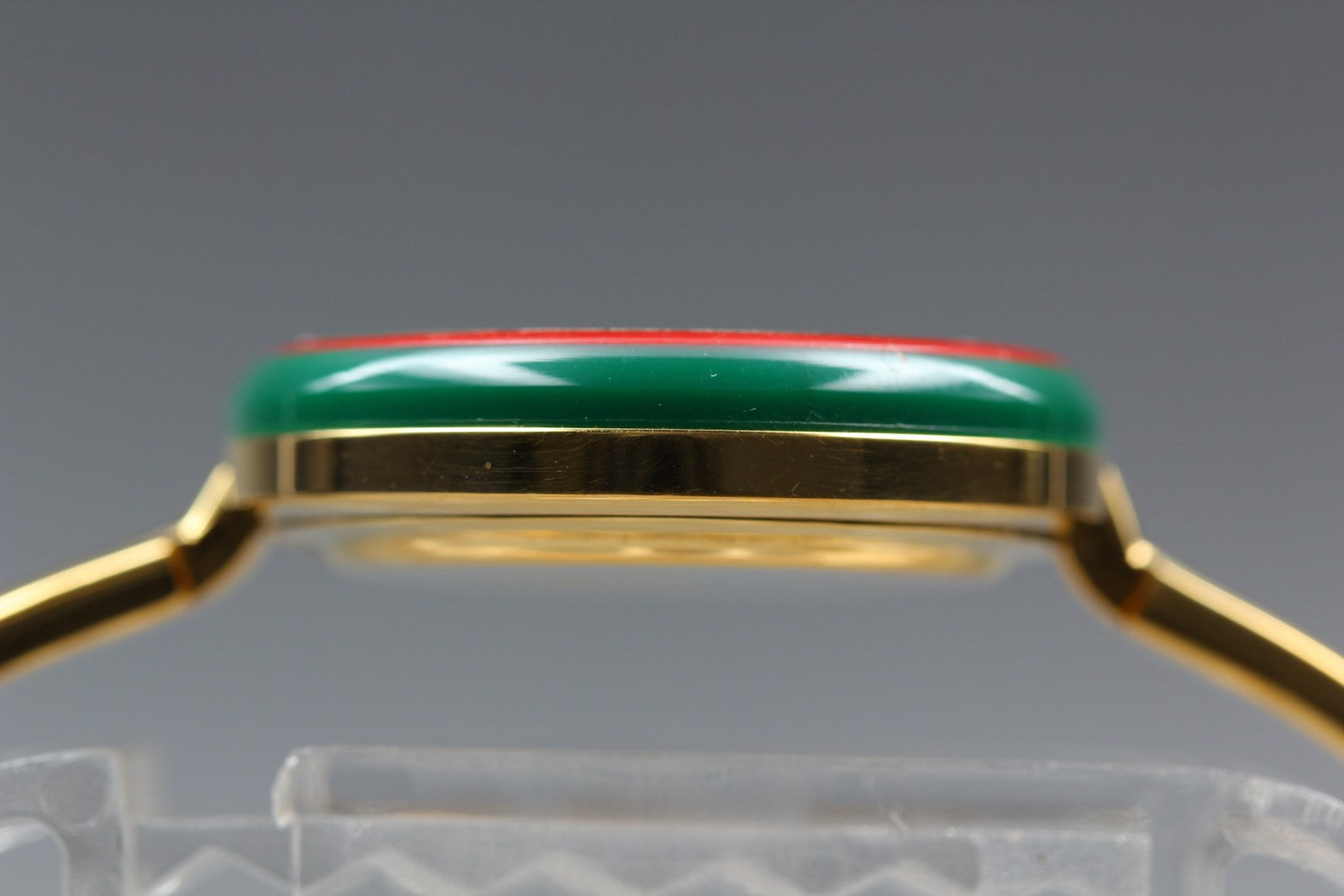 GUCCI Change Bezel Bangle 11/12.2 12Color Quartz Women's Watch 25mm JAPAN Box