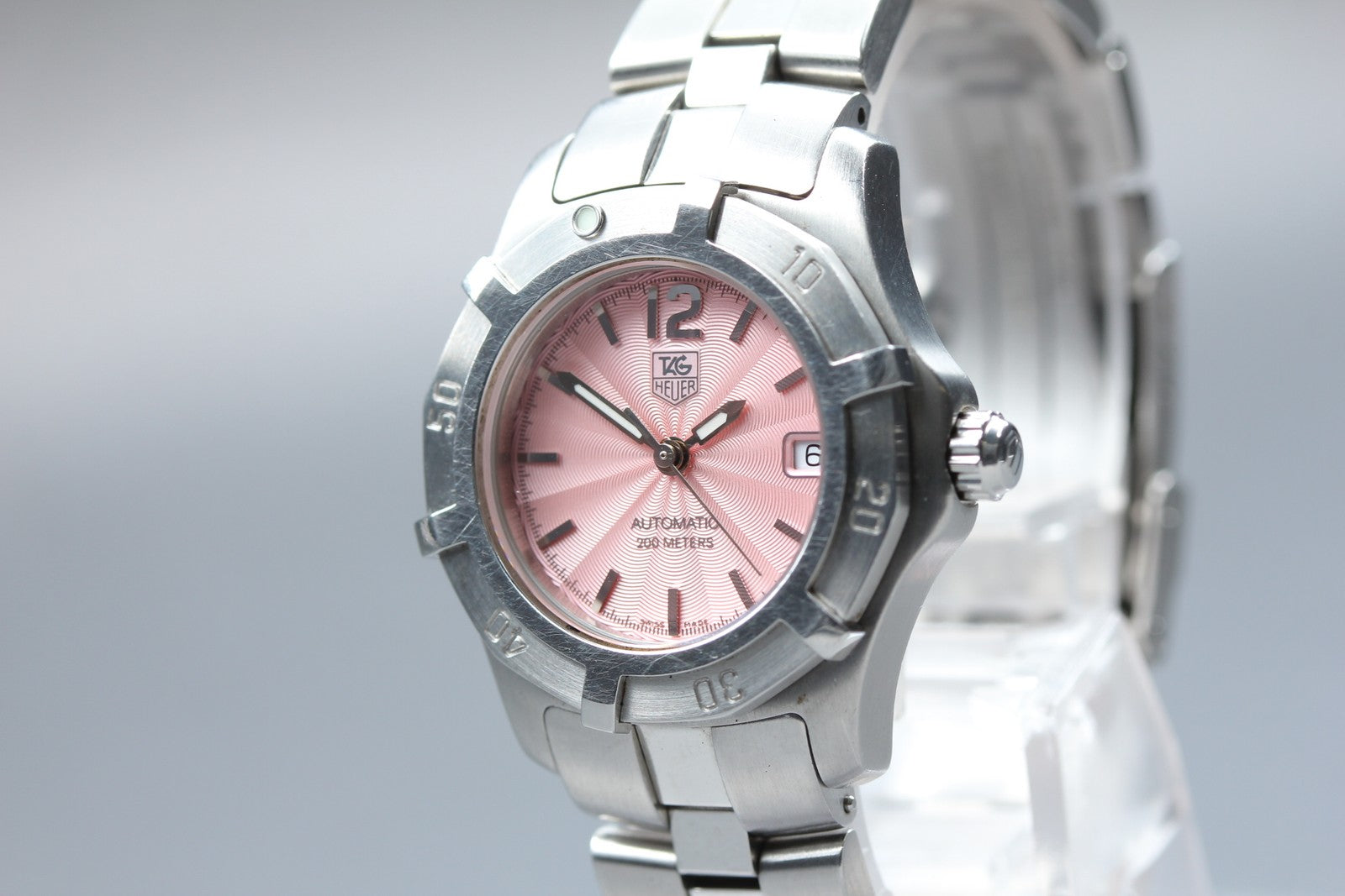 TAG HEUER Aquaracer WN2310 Automatic Pink Women's Watch 22mm JAPAN Exc+5*Box