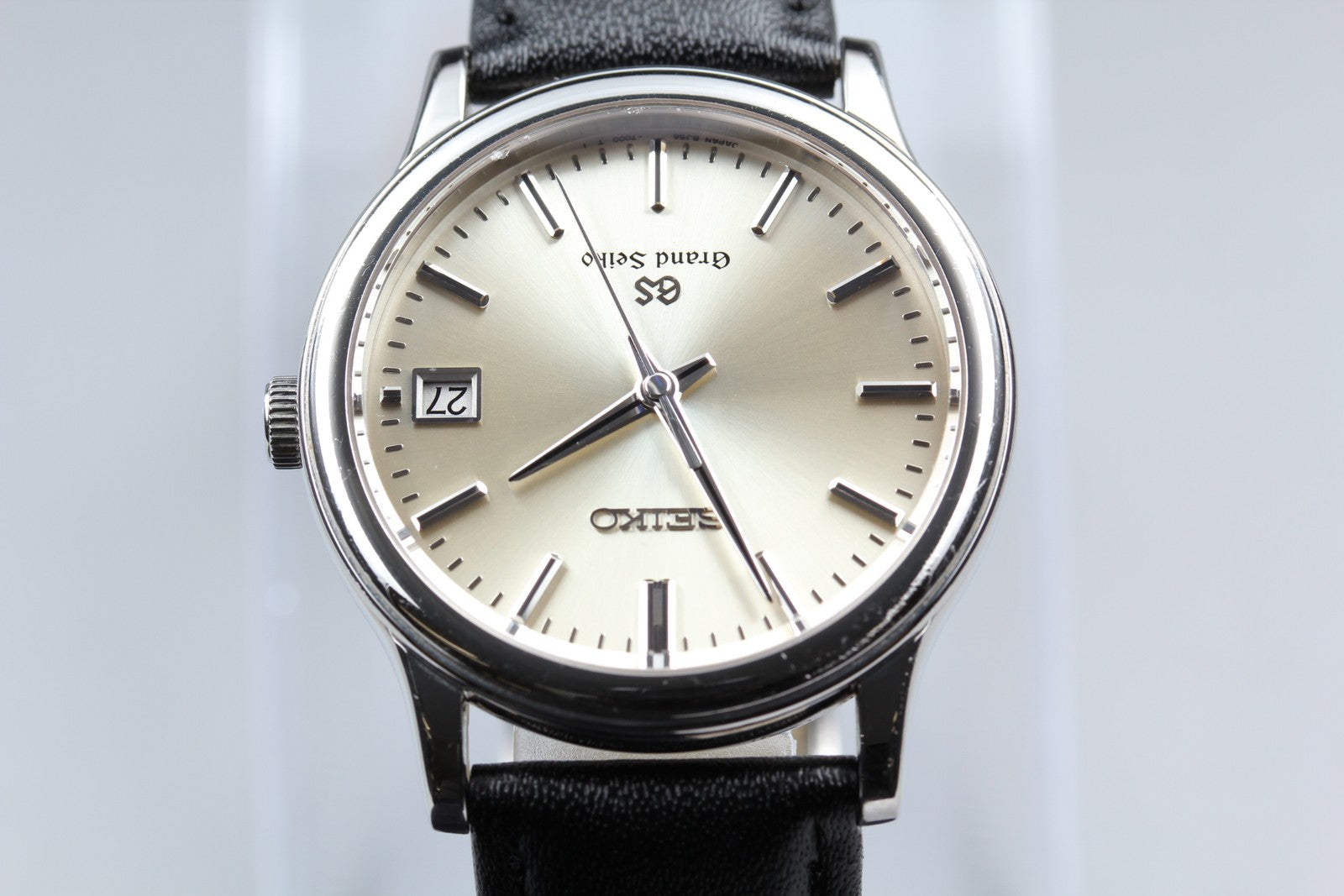 New Batt Vintage SEIKO Grand Seiko 8J56-7000 SBGF013 Quartz Men's Watch 34mm JP