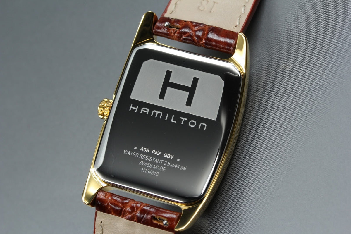 Hamilton American Classic Bolton H134310 27mm Gold Small Second Qz Unisex Watch