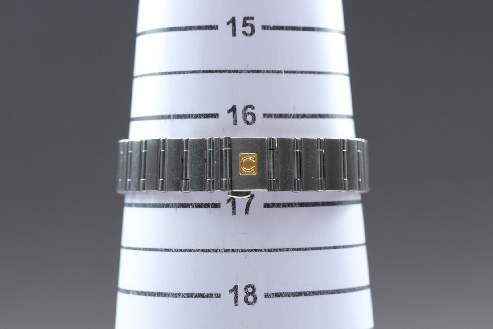 New Batt OMEGA Constellation 1562.30.00 Quartz Silver Women Watch 22mm JAPAN