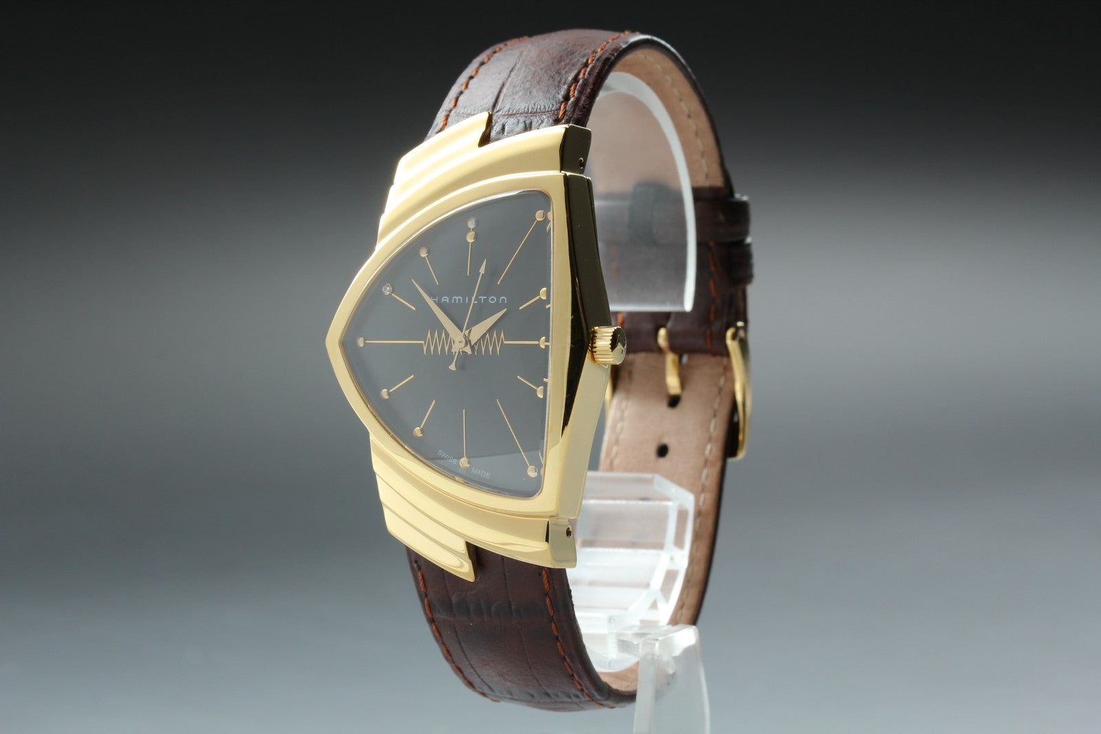 Rare Hamilton Ventura H244410 50th Anniversary Limited 1000 Quartz Watch 32mm JP