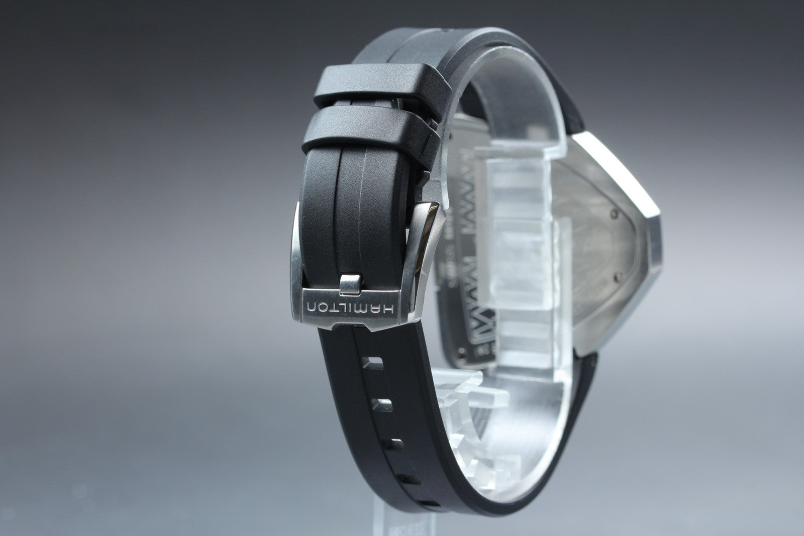 Hamilton Ventura Elvis80 H245510 Quartz Date Men's Black Watch 41mm JP Exc+5*Box