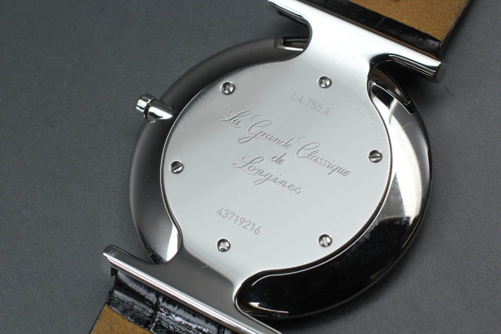 New Batt LONGINES Grand Classic L4.755.4 Quartz White Men's Watch 36mm Exc+5*Box