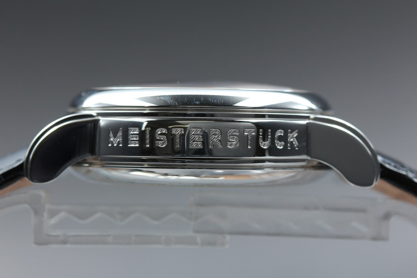 MONTBLANC Meistersteck 7016 Silver Day/Date Automatic Men's Watch JP N MINT*Box