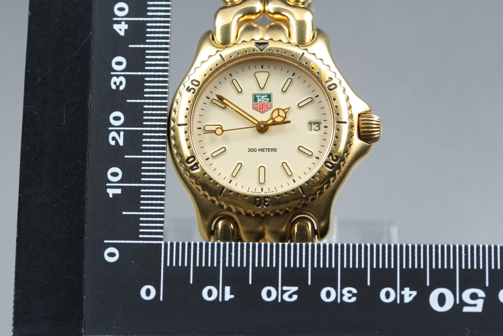 Vintage TAG Heuer Professional 200 SEL S94.713M Quartz Date Men's Watch 33mm JP