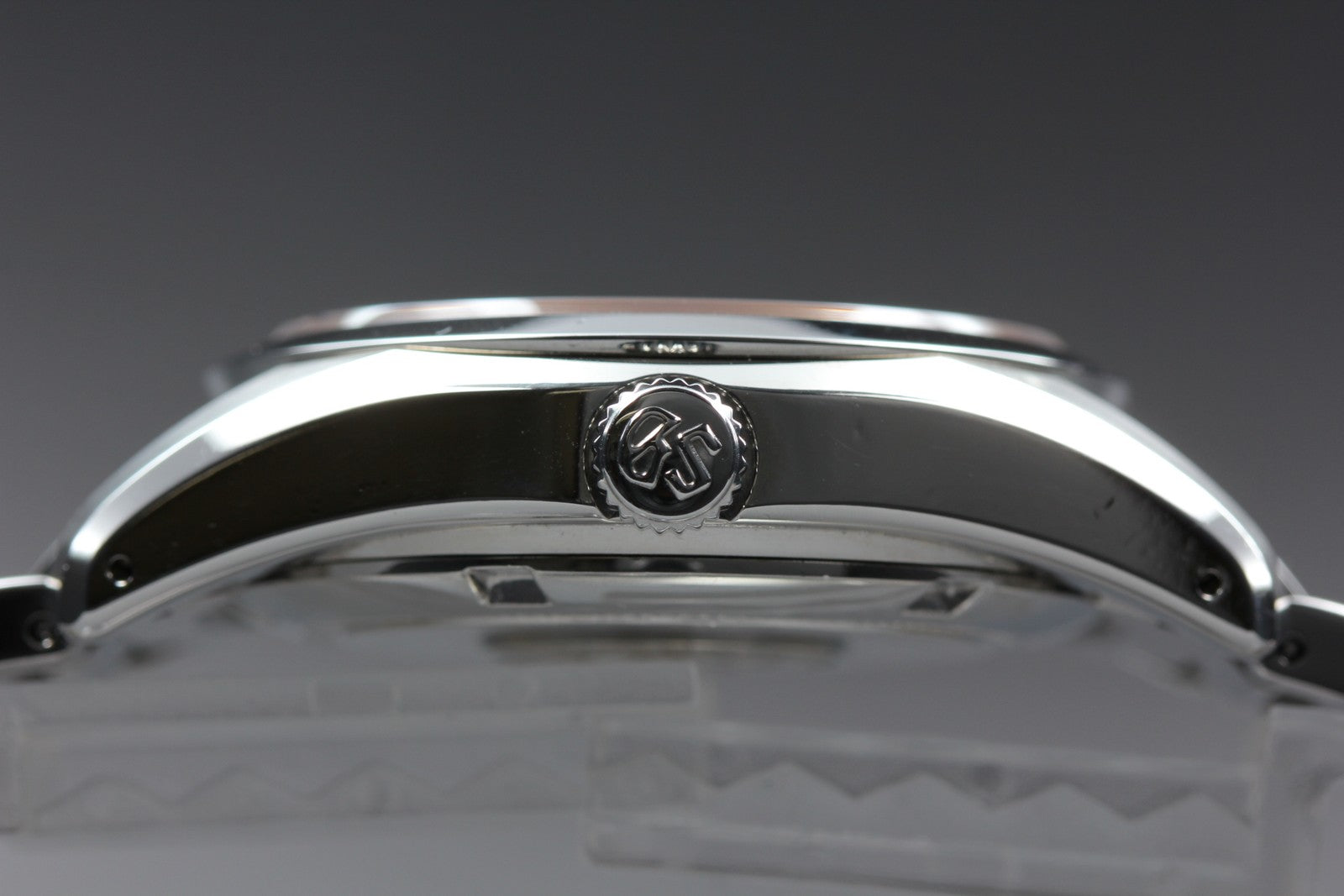 SEIKO Grand Seiko SBGR001 9S55-0010 Silver Automatic Date Men's Watch 36mm JAPAN