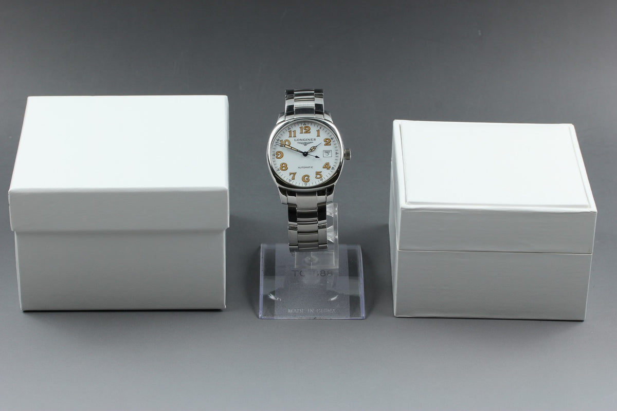 LONGINES Spirit L2.699.4 White Dial Automatic Date 36mm Men's Watch