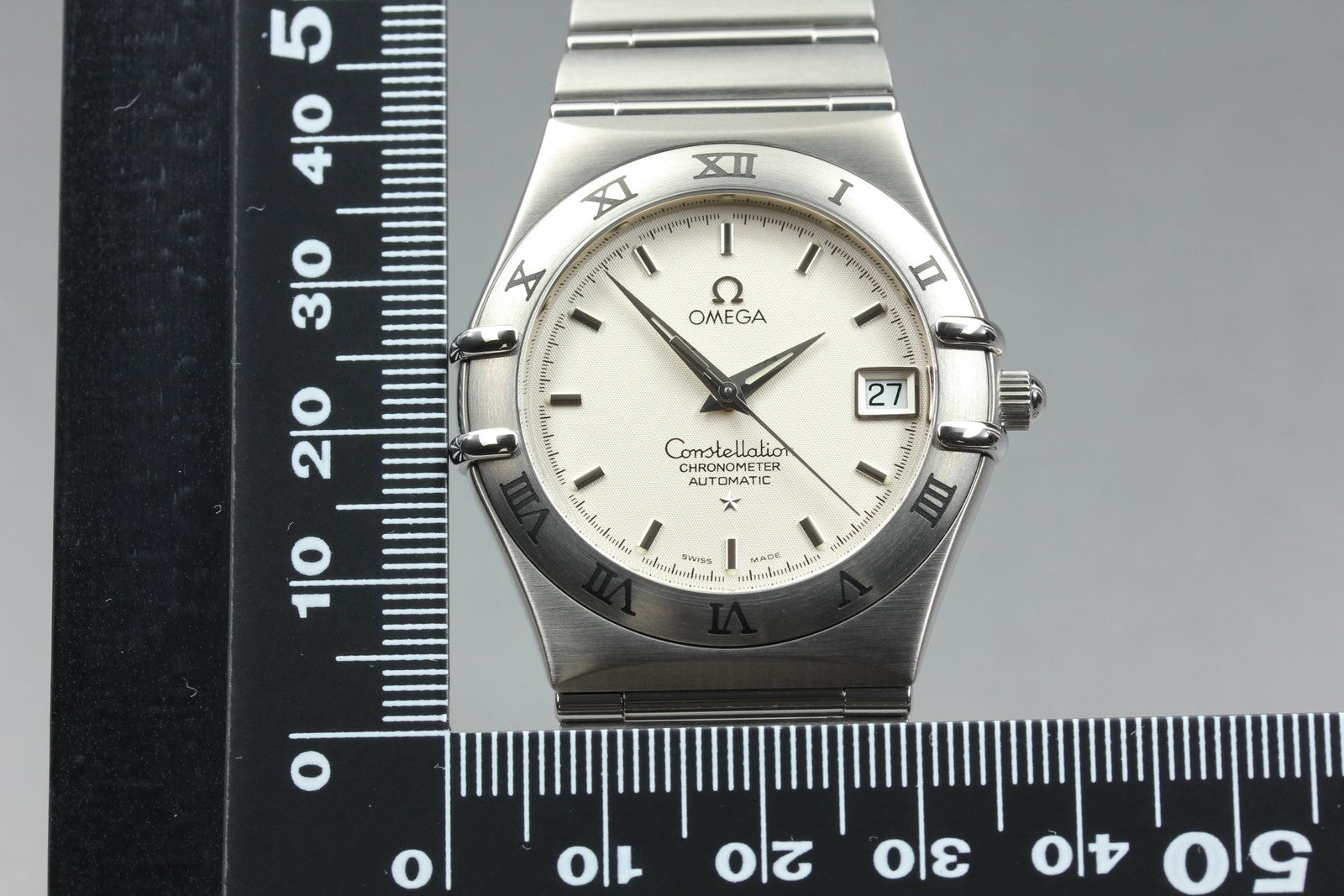 OMEGA Constellation 1502.30.00 Cal.1120 Silver Automat Men's Watch 35mm JP Box