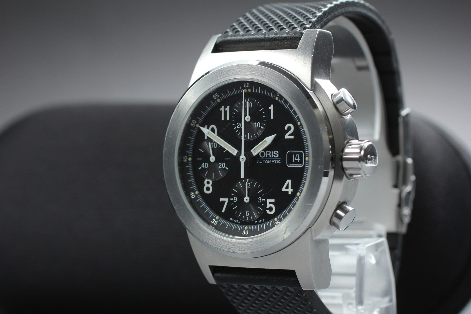 Vintage Exc+5* ORIS Big Crown 7511 Automatic Men's Watch Chronograph 42mm JAPAN