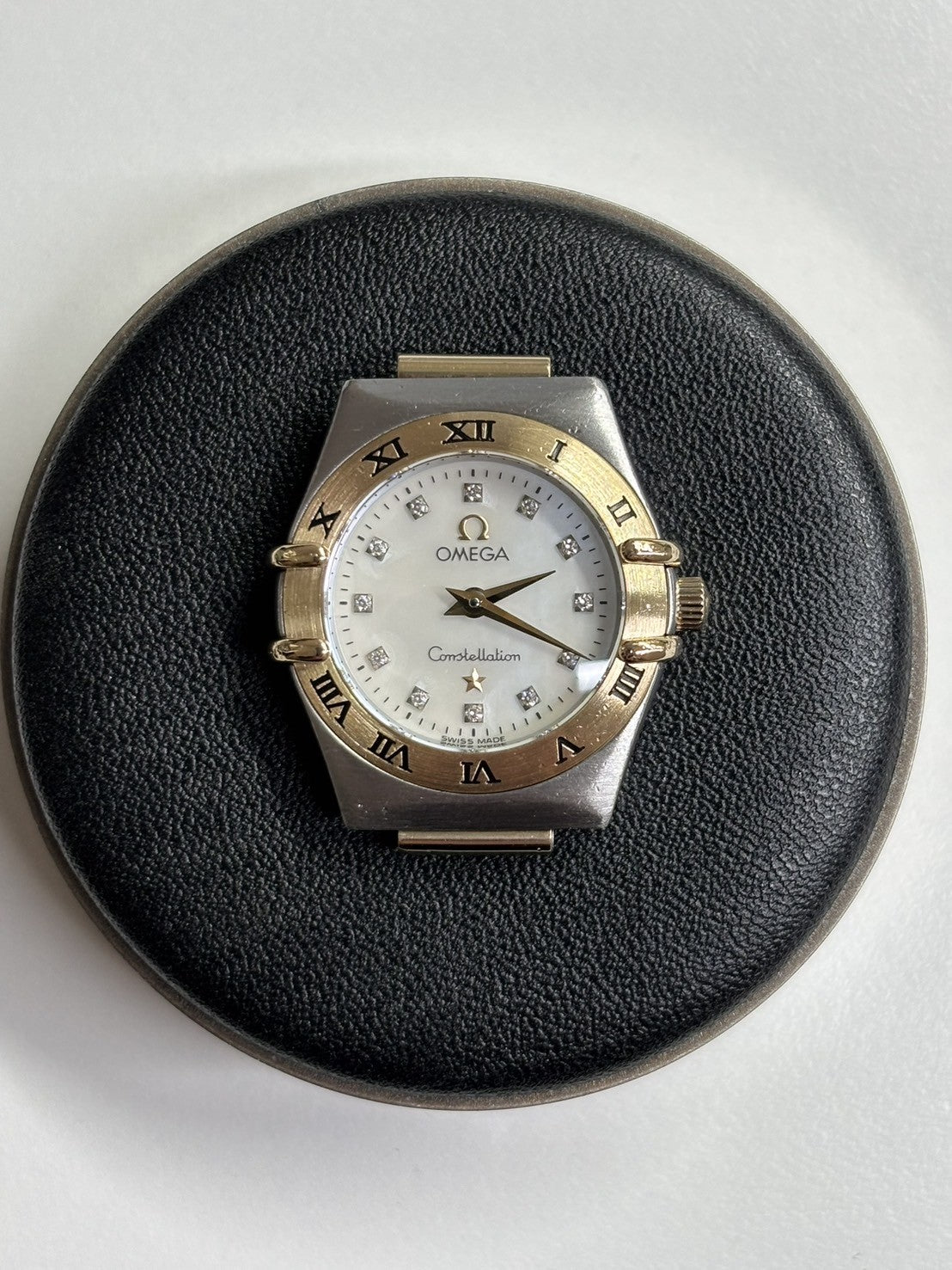 OMEGA Constellation Mini 795.1203 12P Diamond 22mm Gold Quartz Women's Watch