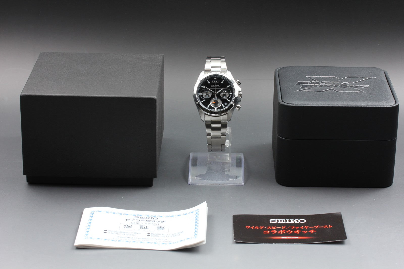 New Batt SEIKO 8T63-02S0 Limited Edition 2000 fast and furious Quartz Men's 40mm