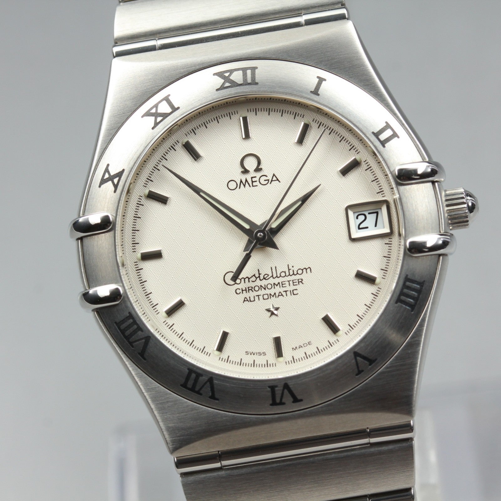 OMEGA Constellation 1502.30.00 Cal.1120 Silver Automat Men's Watch 35mm JP Box