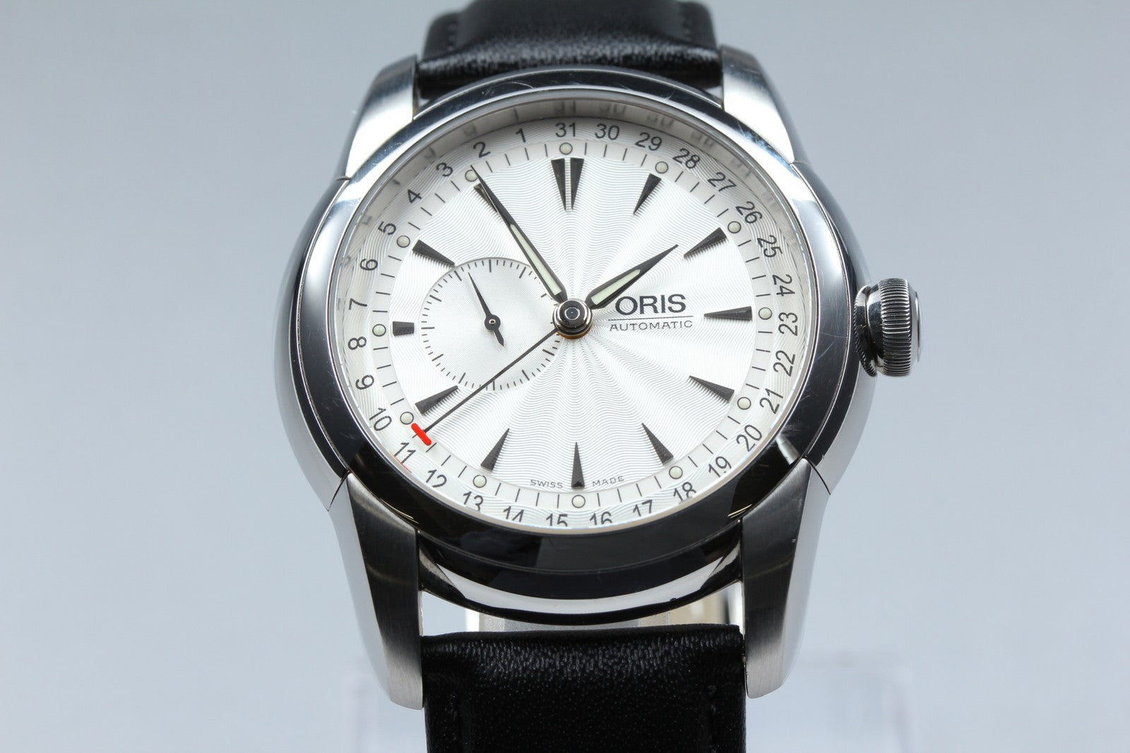 ORIS Artelier 7545 Silver Dial Automatic Small Second Men's Watch 44mm Exc+5 JP