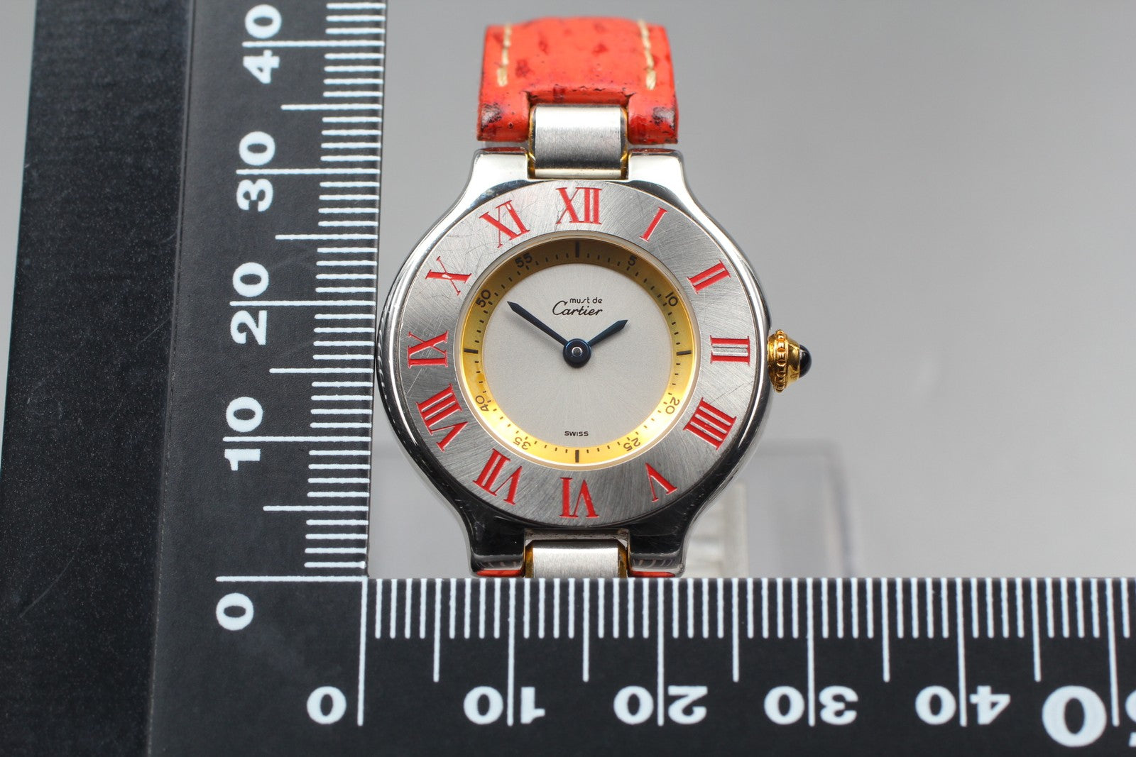Cartier Must De 21 1340 Silver Quartz Women's Watch 27mm JP