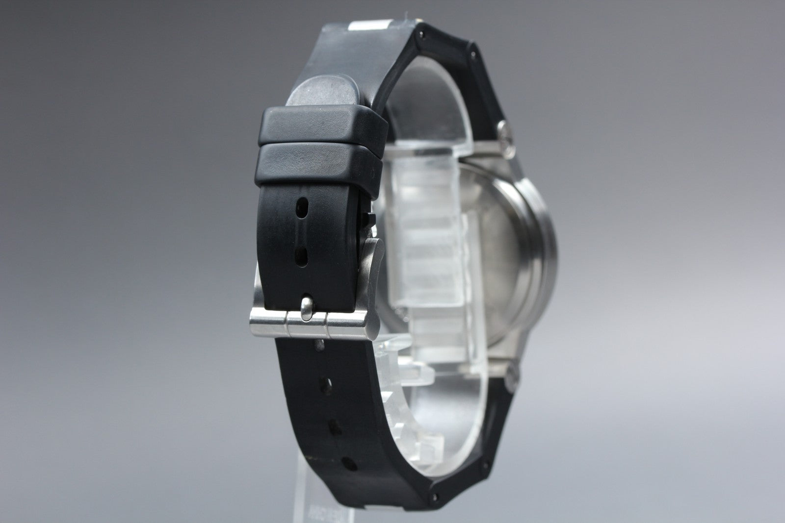 New Batt BVLGARI Diagono Sports CH35S Quartz Black Men's Watch 36mm JAPAN Box